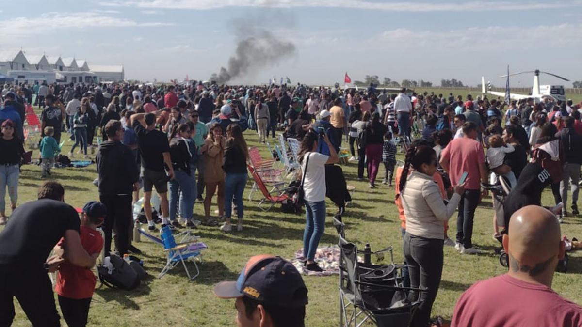 Se estrelló un avión en Villa Cañás