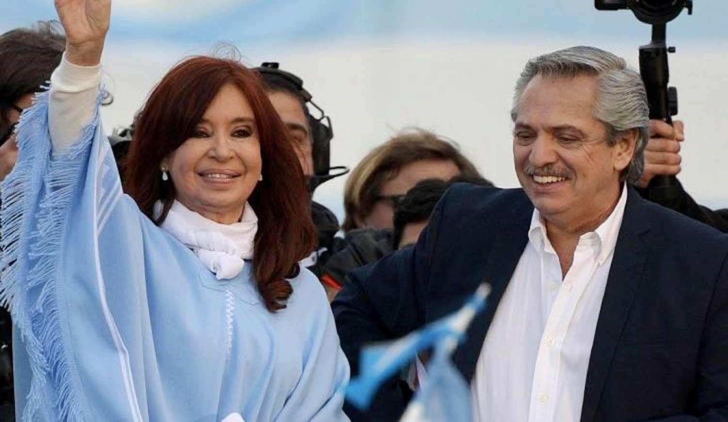 Cristina Kirchner y Alberto Fernández juntos