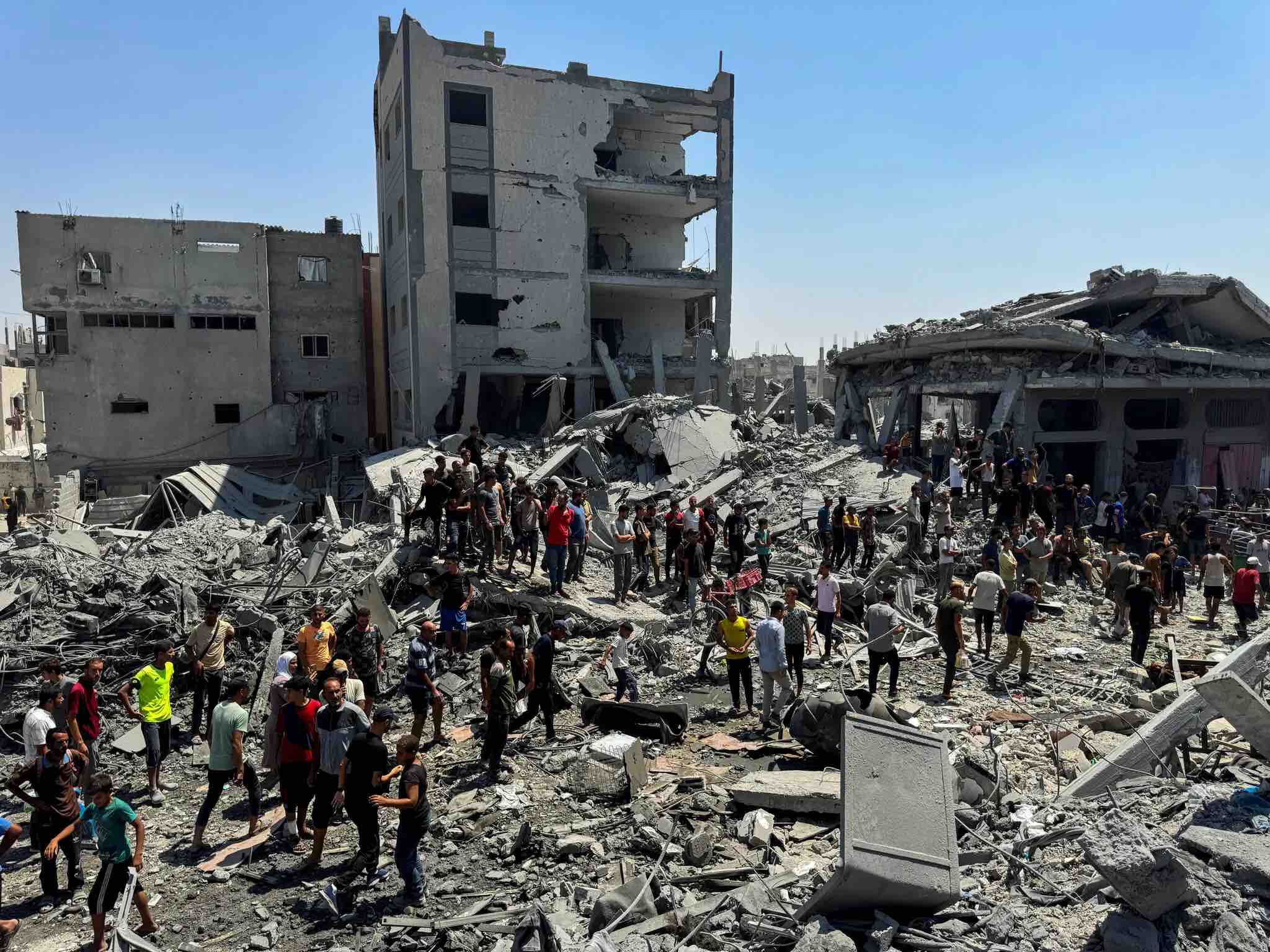 Gaza inmersa en la locura Israelí