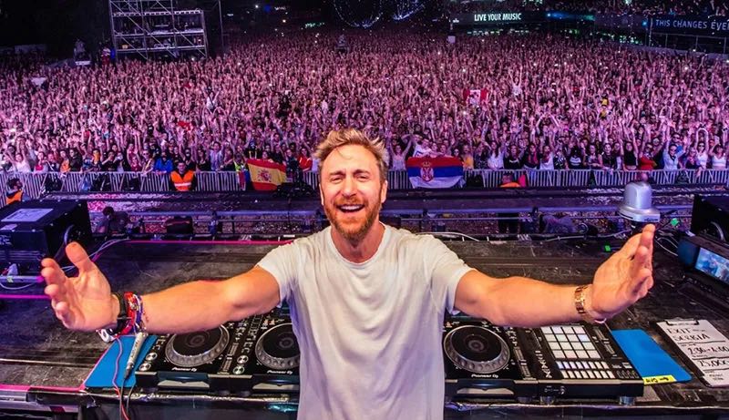 David Guetta el sábado en Argentina